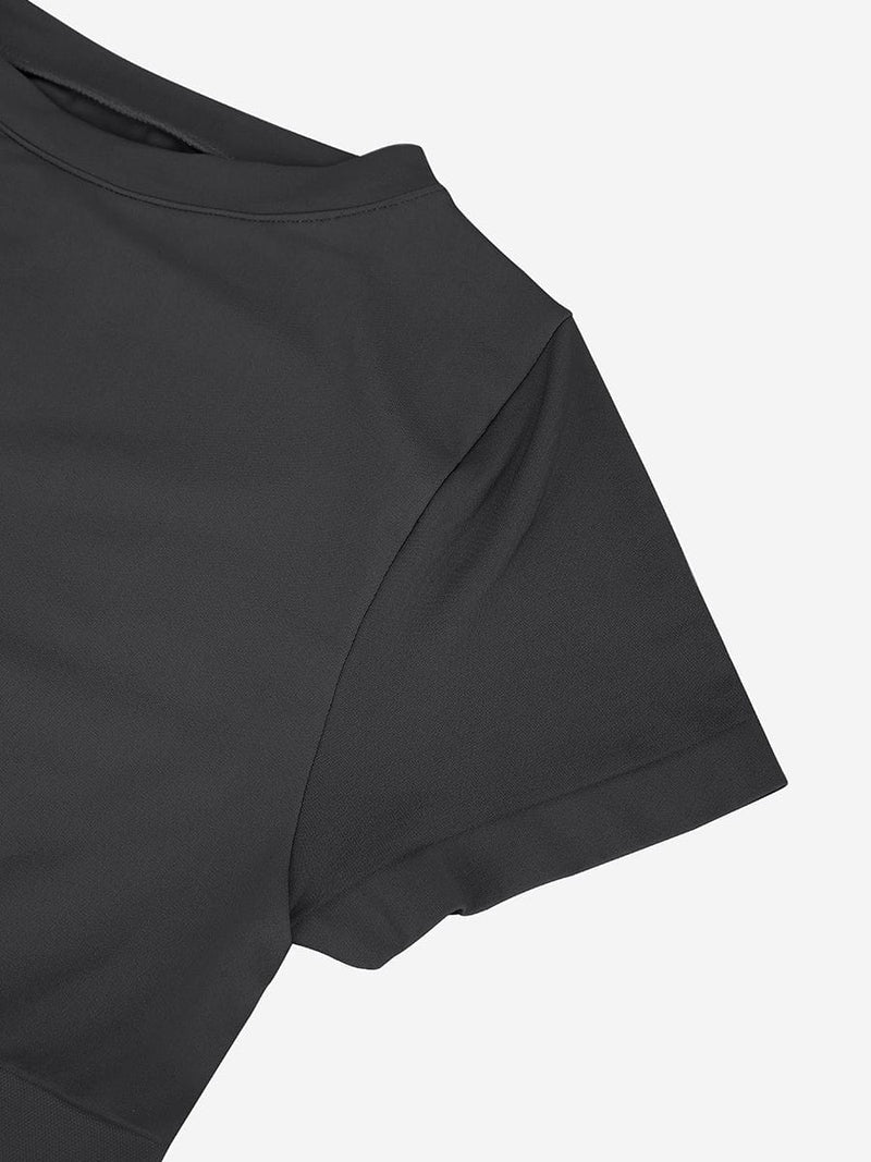 Body moldeador de cintura y abdomen de manga corta sin costuras que moldea la cadera