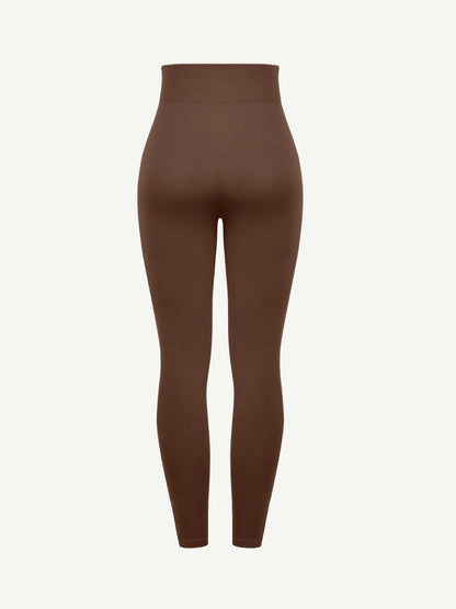 Leggings de yoga adelgazantes de cintura alta sin costuras que moldean las piernas