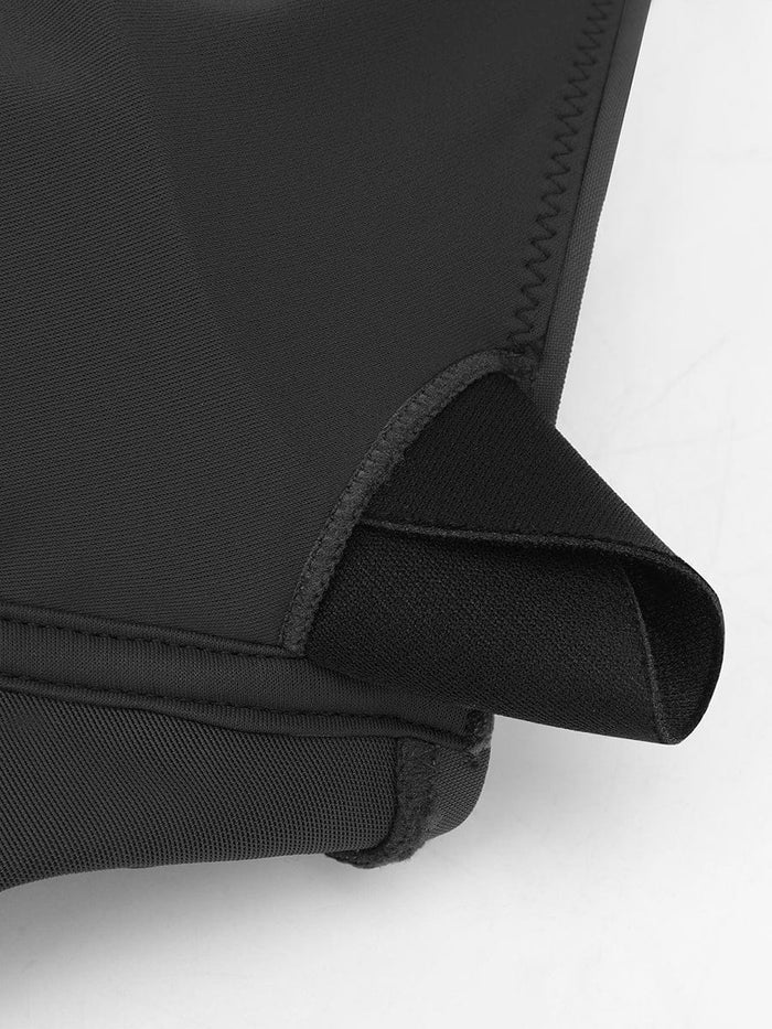 Traje de baño de una pieza de malla moldeadora con fruncido en V profundo y almohadillas extraíbles