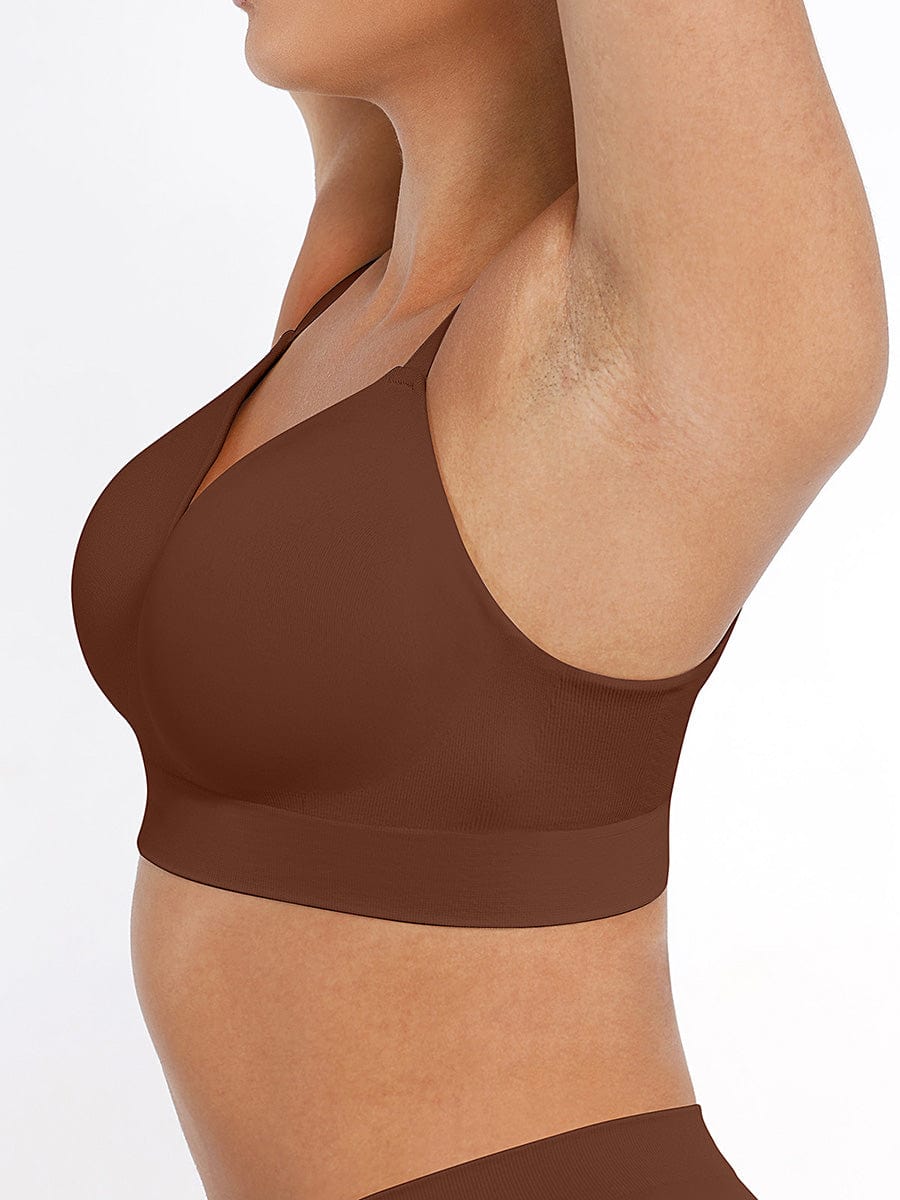 Seamless Wireless Bust Support Shapewear Bra