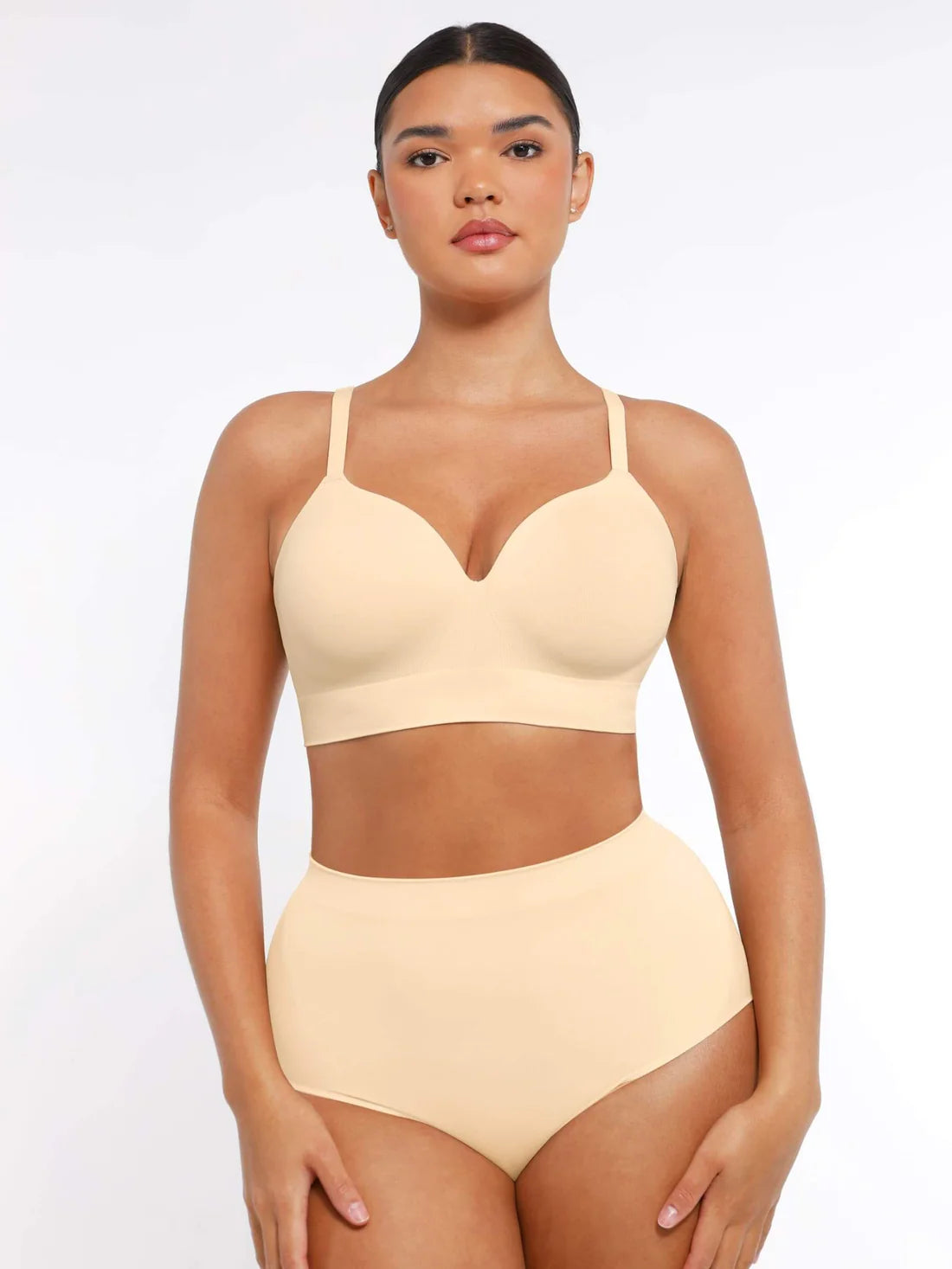 Seamless Wireless Bust Support Shapewear Bra