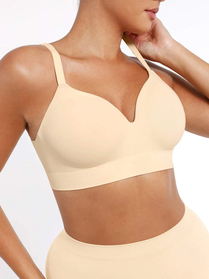 Seamless Wireless Bust Support Shapewear Bra