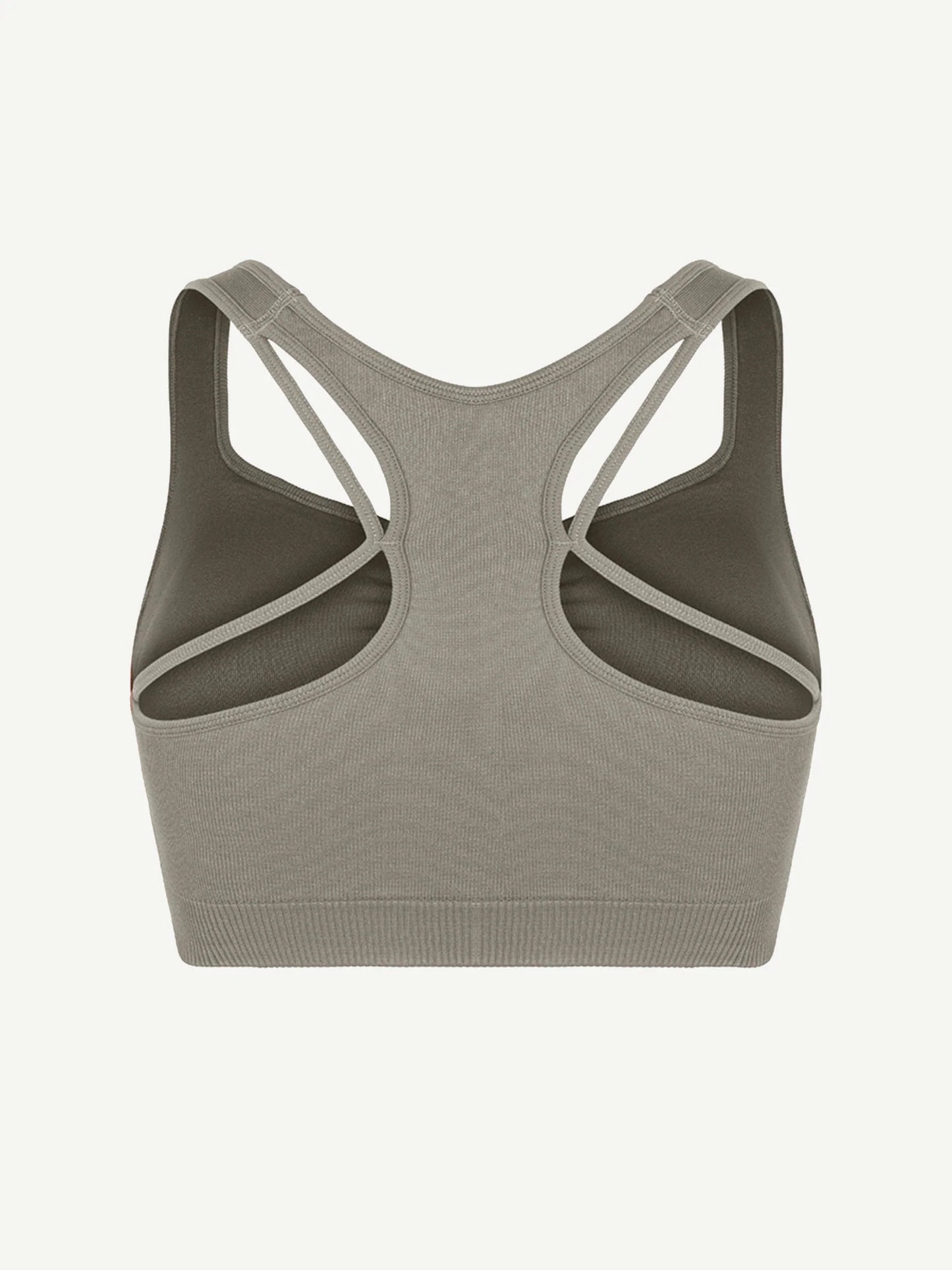 Sujetador deportivo sin costuras con espalda nadadora y copas extraíbles