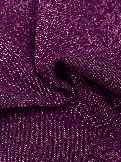 Body moldeador todo en uno con cuello drapeado brillante, sujetador incorporado y tanga con cierre a presión en la entrepierna.