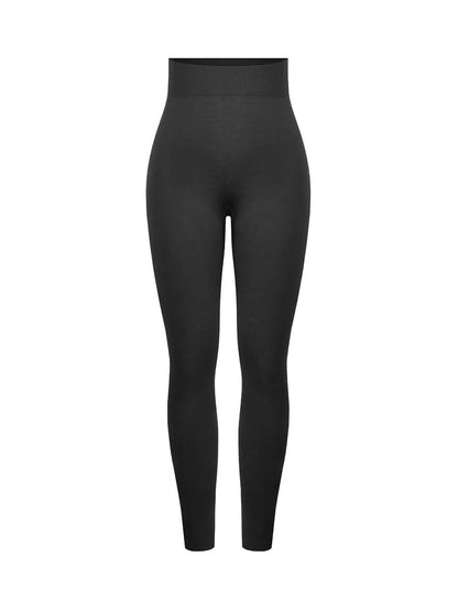 Leggings de yoga adelgazantes de cintura alta sin costuras que moldean las piernas