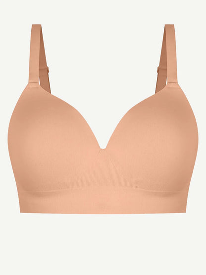 Seamless Wireless Bust Support Shapewear Bra