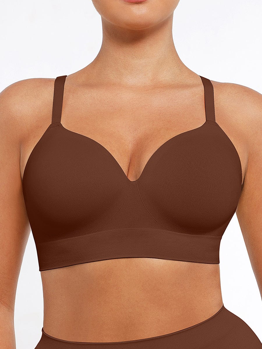 Seamless Wireless Bust Support Shapewear Bra