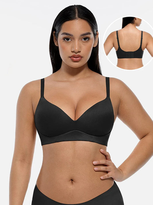 Wireless Push Up Demi Coverage Bralettes Bra