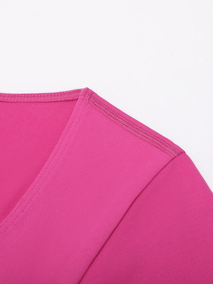 Top moldeador con cuello de diamante, soporte para busto, cintura y control de abdomen