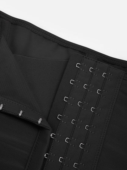 Faja moldeadora de cintura y abdomen de malla transpirable con 7 huesos de acero