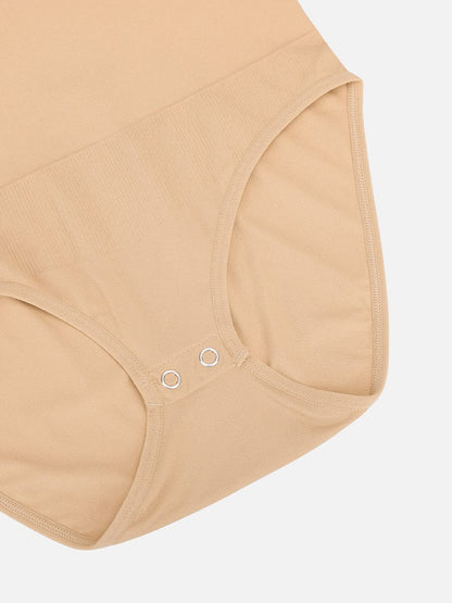 Body moldeador de cintura y abdomen de manga corta sin costuras que moldea la cadera