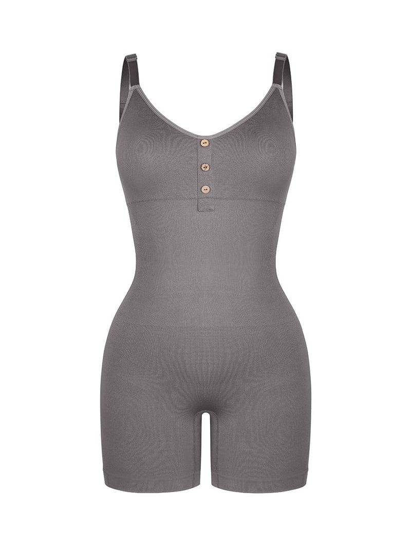 Mono sin costuras que moldea la cintura y el abdomen, levanta los glúteos y da soporte al busto.