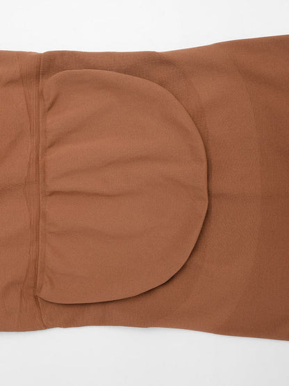 Mono de maternidad sin costuras, ecológico, con realce de espalda y soporte abdominal