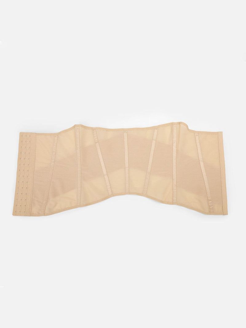 Faja moldeadora de cintura y abdomen de malla transpirable con 7 huesos de acero