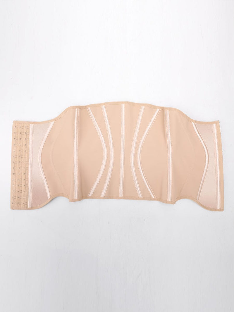 Entrenador de cintura de látex de alta compresión con curva en S y 11 varillas de acero.