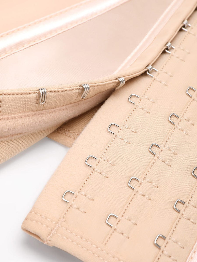 Entrenador de cintura de látex de alta compresión con curva en S y 11 varillas de acero.