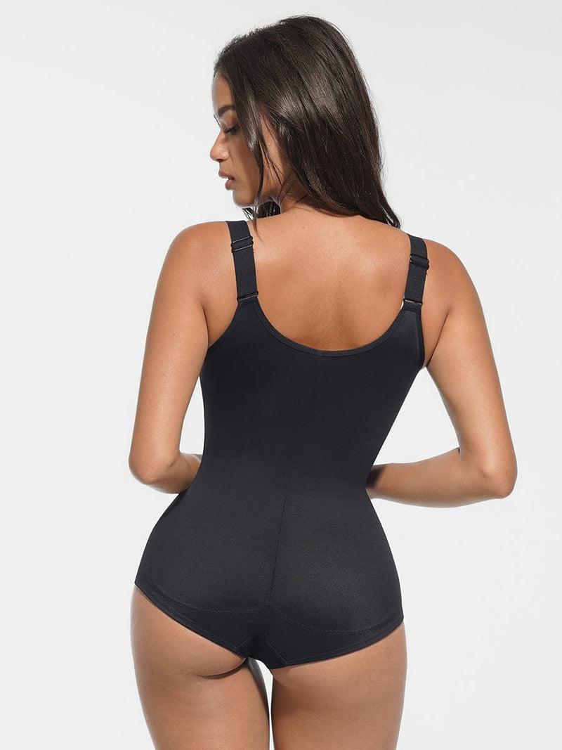 High-Elastic Bust Support Antibacterial Crotch Shaping Bodysuit