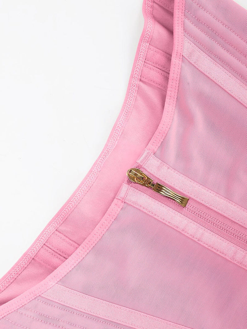 High Compression 15 Built-in Steel Bone Tummy Control Waist Trainer