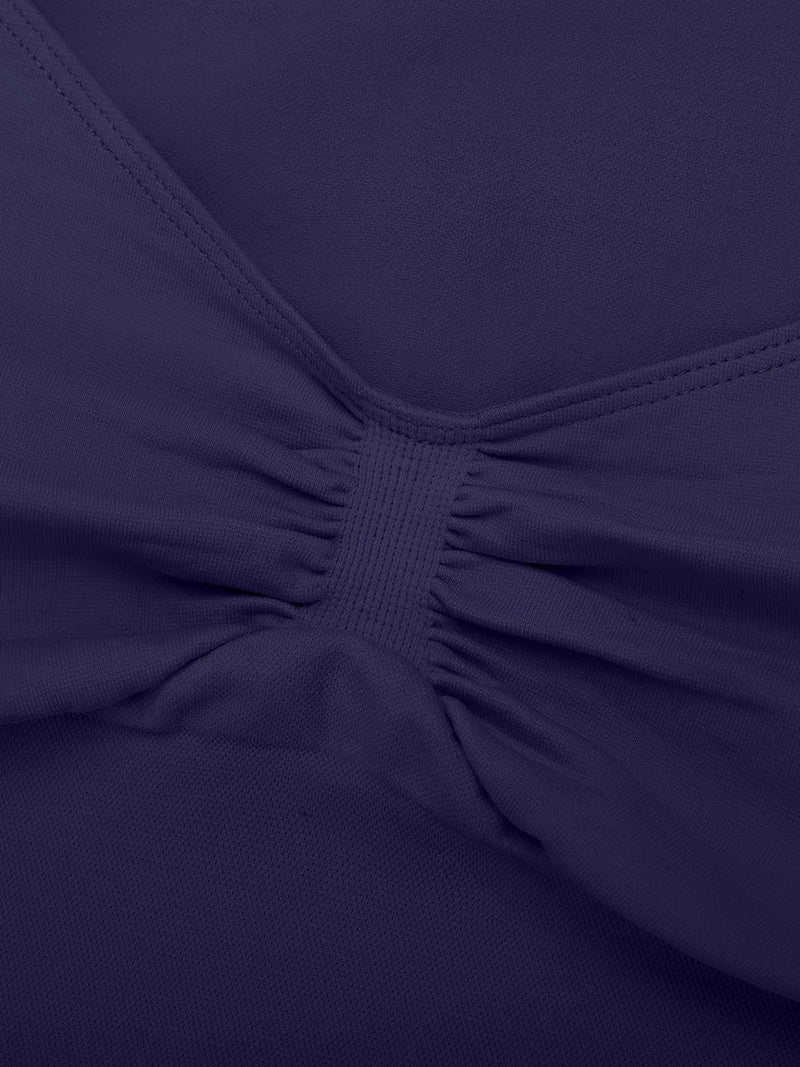 Top moldeador con cuello de diamante, soporte para busto, cintura y control de abdomen