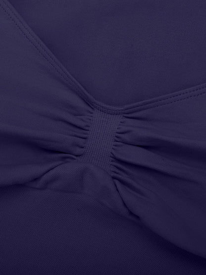 Top moldeador con cuello de diamante, soporte para busto, cintura y control de abdomen