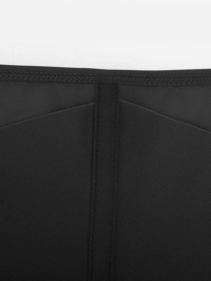 Faja moldeadora de cintura y abdomen de malla transpirable con 7 huesos de acero