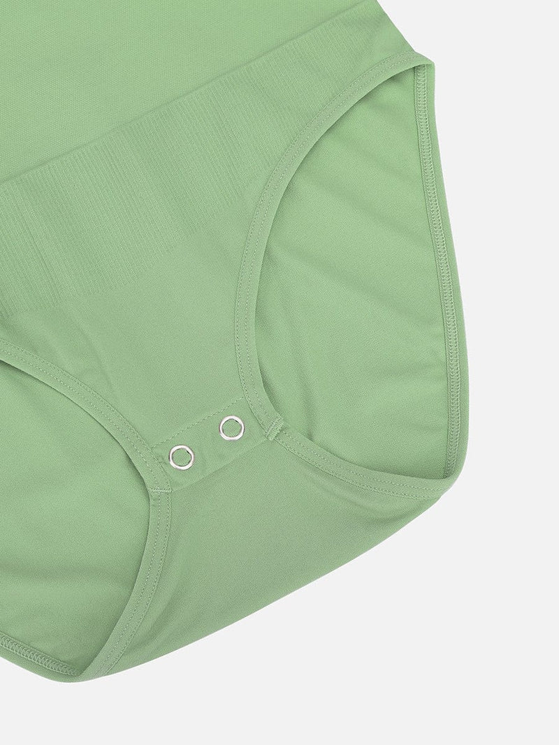 Body moldeador de cintura y abdomen de manga corta sin costuras que moldea la cadera