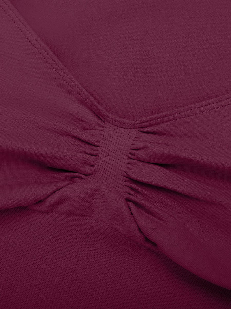 Top moldeador con cuello de diamante, soporte para busto, cintura y control de abdomen