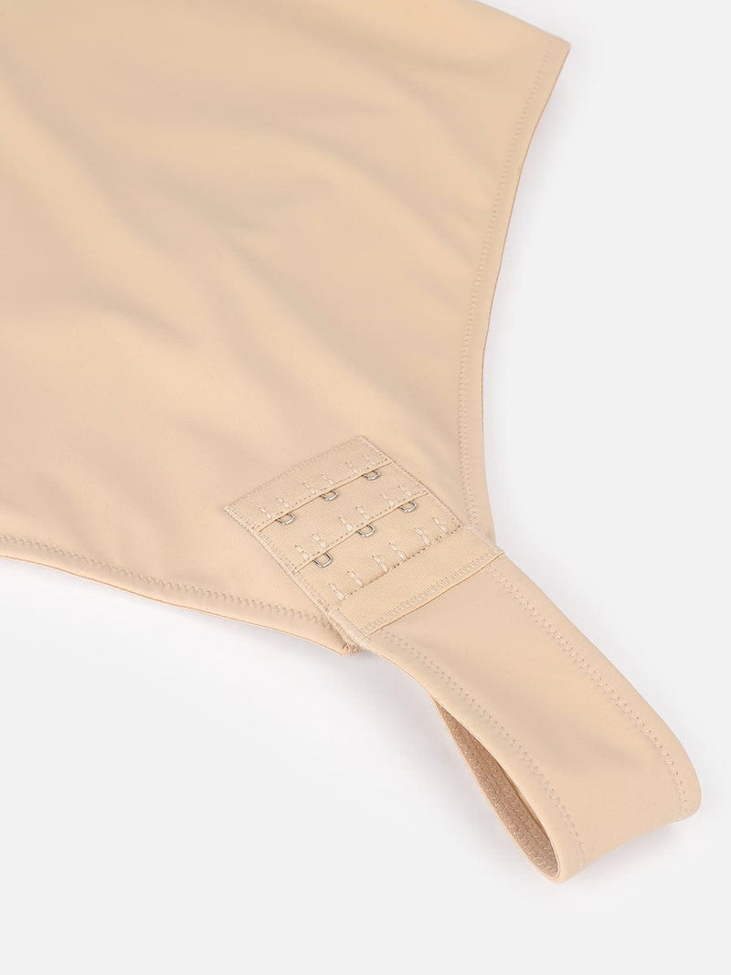 Body de una pieza con tirantes con aros y cintura y abdomen extraíbles que moldea el cuerpo