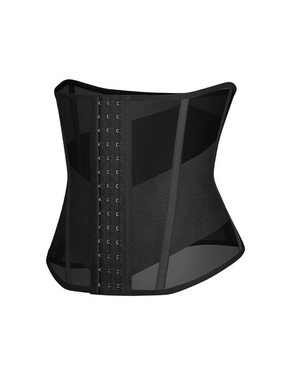 Faja moldeadora de cintura y abdomen de malla transpirable con 7 huesos de acero