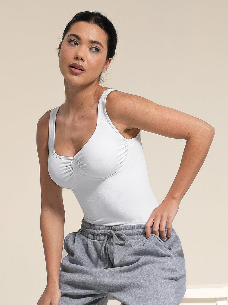 Seamless Bust Support Waist & Abdomen Control Shape Tank Top