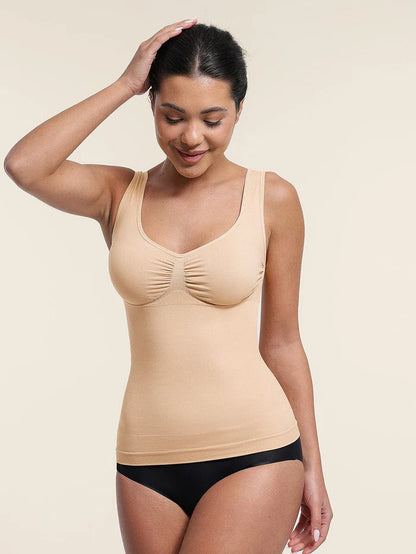 Seamless Bust Support Waist & Abdomen Control Shape Tank Top