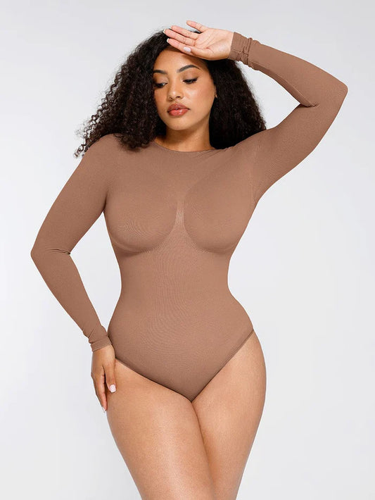 Seamless Bust Support Waist Cinching Tummy Control Bodysuit
